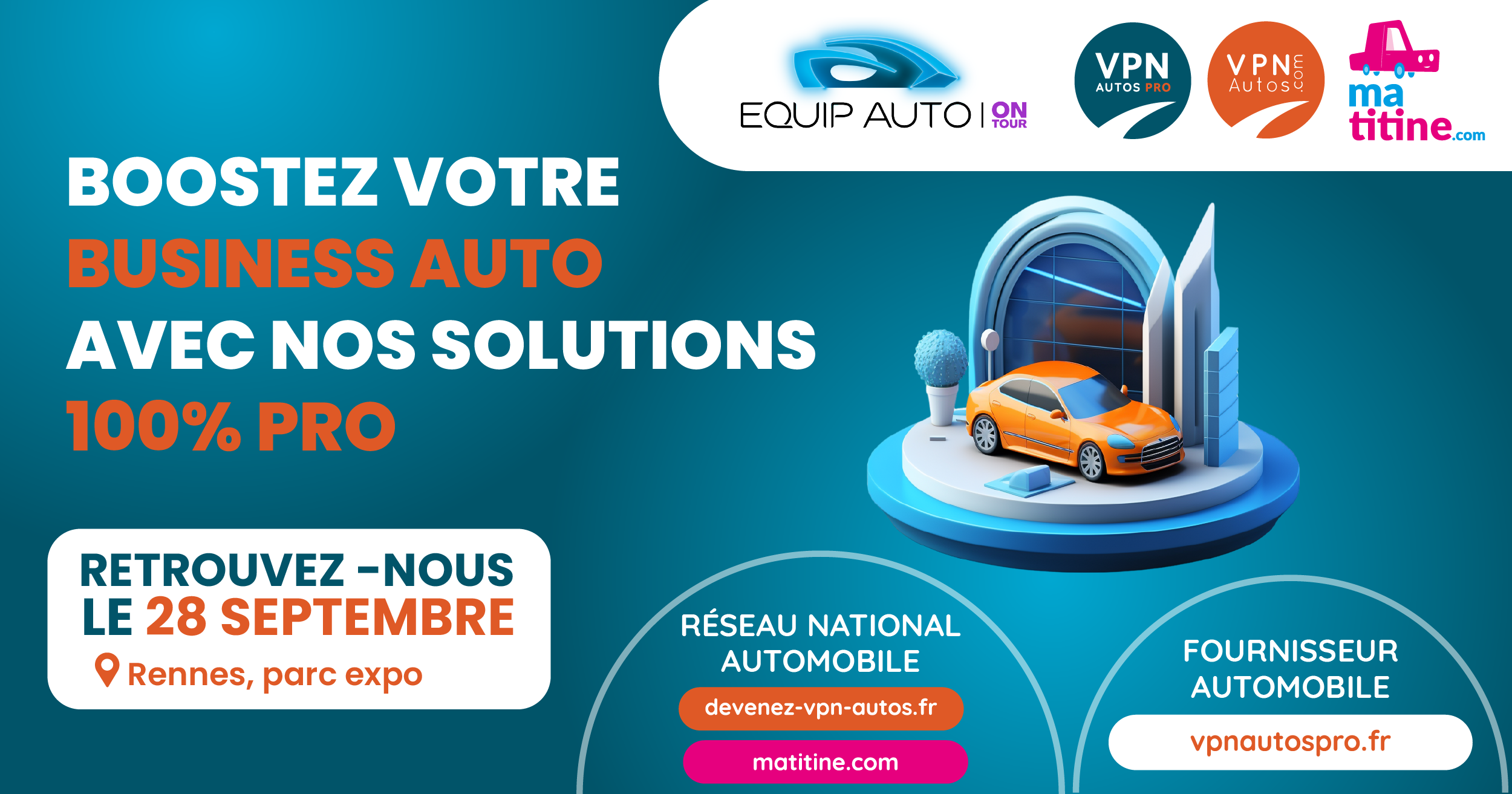 Rencontrons-nous au salon Equip Auto On Tour 2024 à Rennes